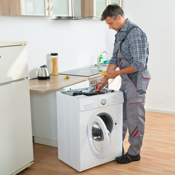 can you walk me through the steps of troubleshooting my washer issue in Milledgeville